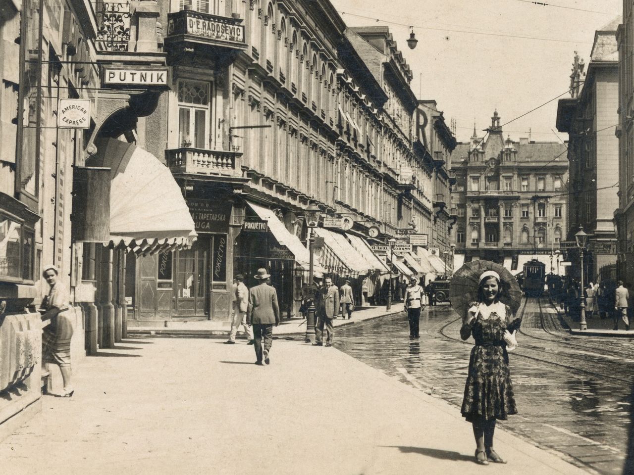 Praška ulica oko 1930.-1935. godine